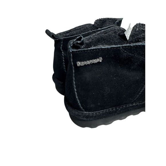 Bearpaw skye black suede lace up wide width chukka boots size 7 - Picture 13 of 13